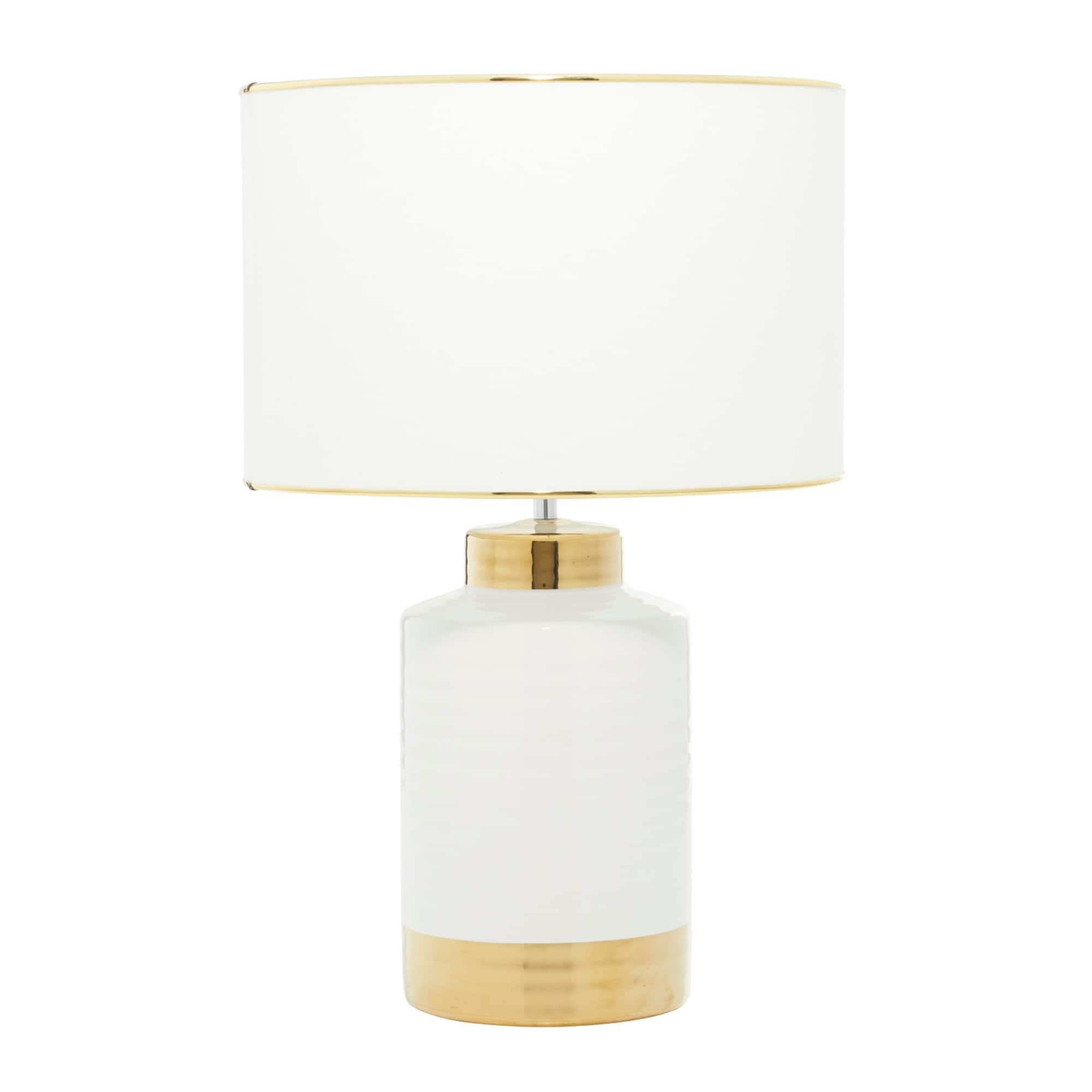 CosmoLiving by Cosmopolitan 23" Gold Ceramic Table Lamp